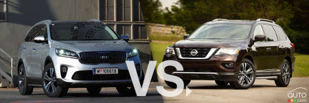 Comparison: 2019 Kia Sorento vs 2019 Nissan Pathfinder